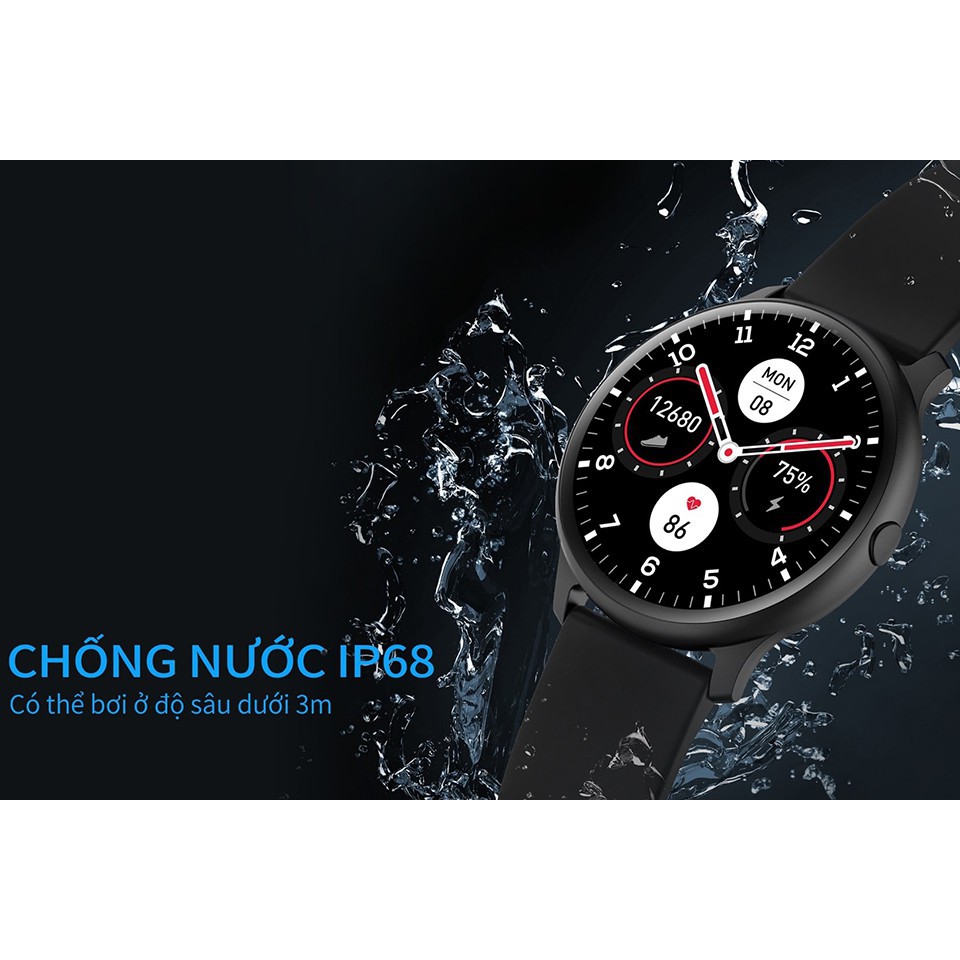 Smartwatch Masstel Dream Action - [Tặng combo 3 miếng dán màn hình] Đồng hồ theo dõi vận động, nhịp tim, chống nước IP68