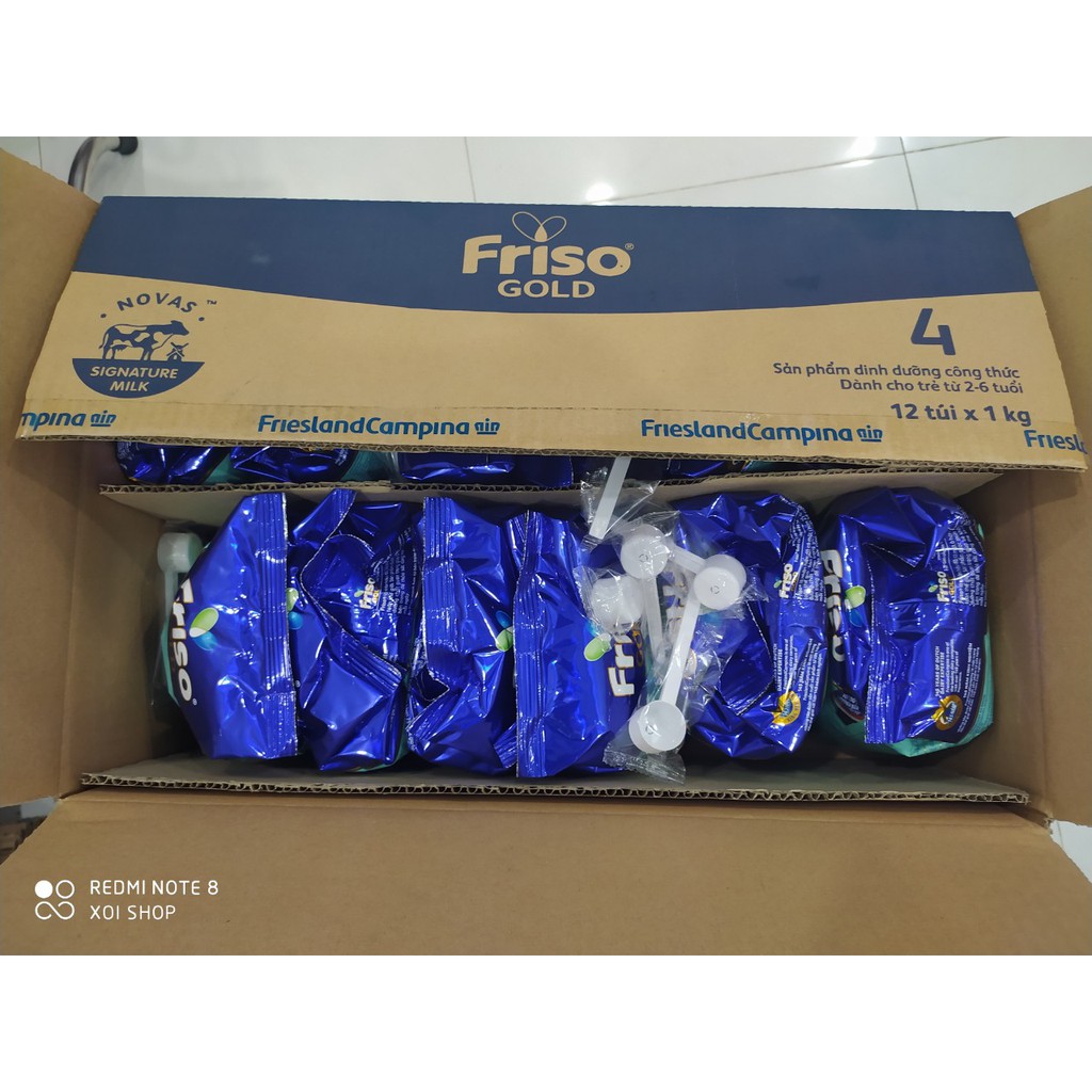 💥Freeship💥[COMBO 4 TÚI] SỮA FRISO GOLD 4 TÚI 1KG CẢI TIẾN