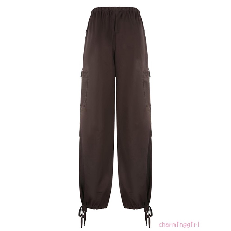 Quần ống rộng Màu Sắc Đơn Giản Thời Trang Cho Nữ