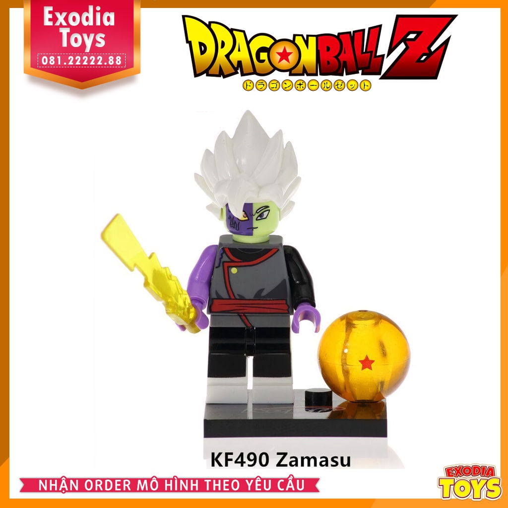 Xếp hình Minifigure nhân vật truyện manga Dragon Ball : 7 viên ngọc rồng - Đồ Chơi Lắp Ghép Sáng Tạo - KOPF KF6036