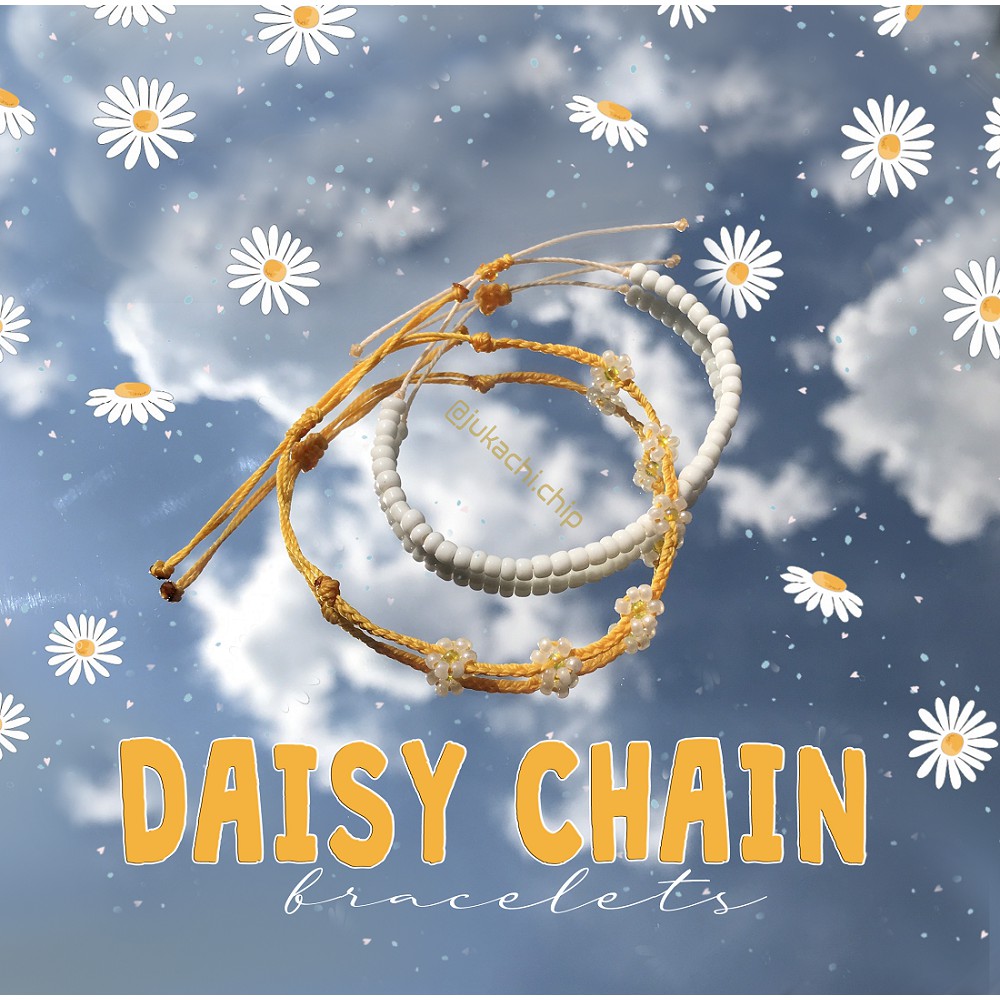 Set Vòng tay handmade waterproof Daisy Chain