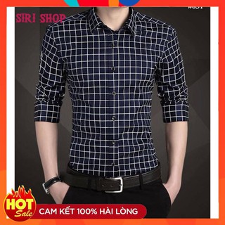 _Giá Sốc_SƠ MI NAM SỌC CARO CAO CẤP MODIISA_Siri Shop