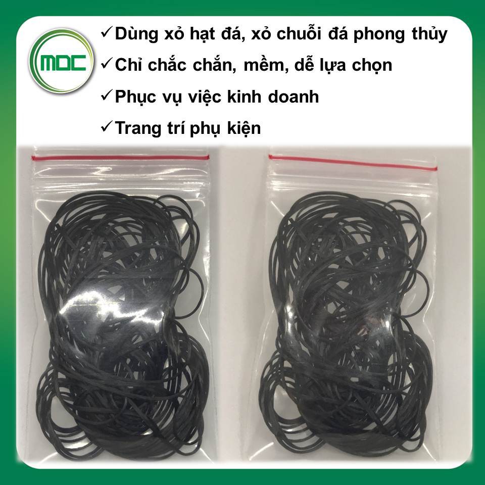 Giá Tốt - Mộc - Combo siêu rẻ 10 mét dây chỉ tơ chỉ tơ xâu hạt đá xỏ hạt đá phong thủy màu trắng màu đen