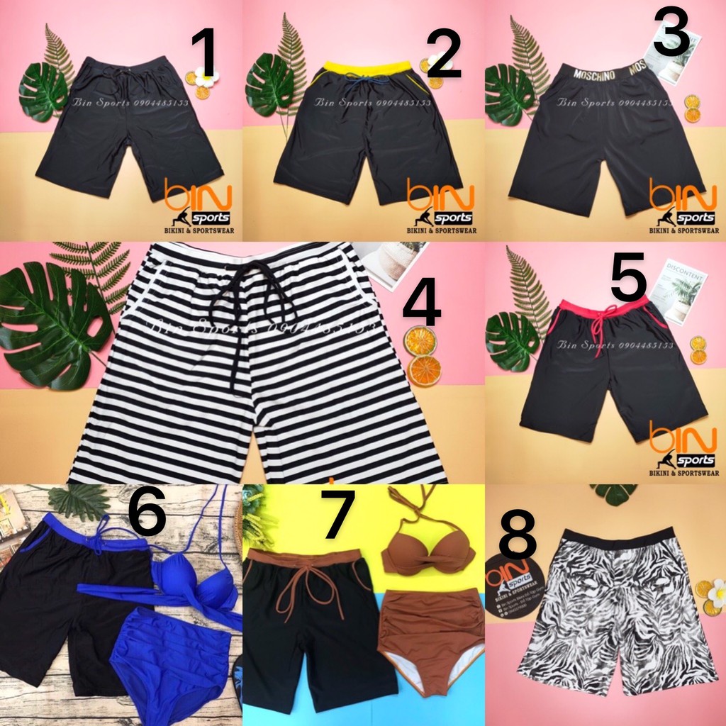 Quần Bơi Nam Nhiều Mẫu Freesize Dưới 80kg Bin Sports QB001 | BigBuy360 - bigbuy360.vn