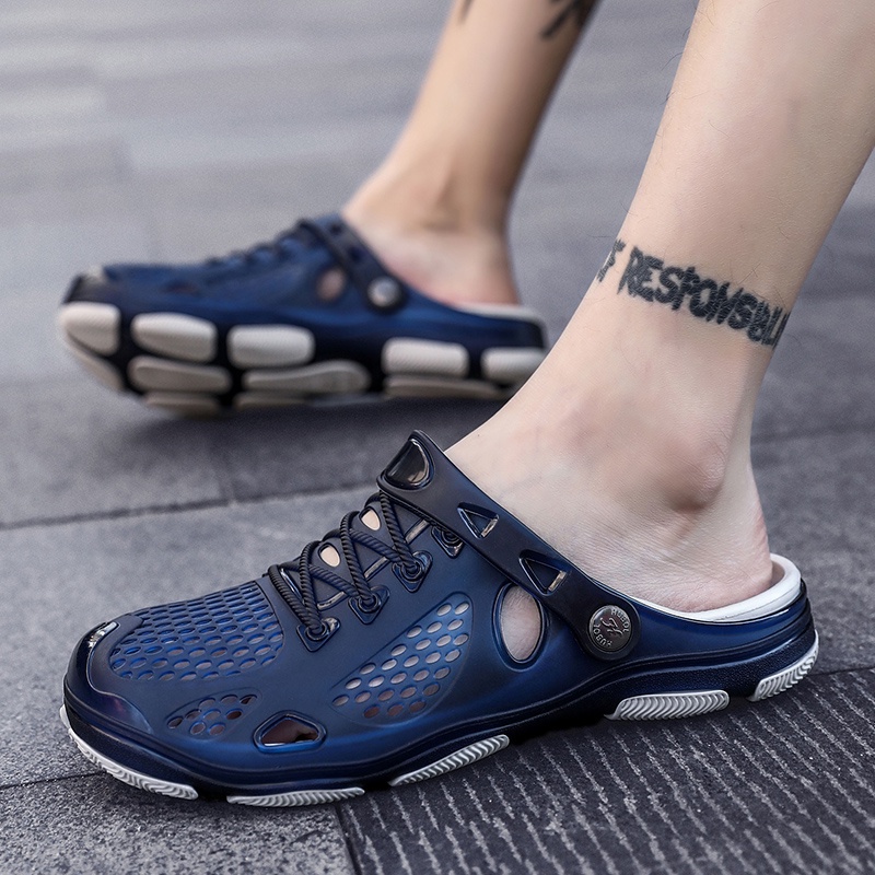 Xăng đan Cao Su Có Lỗ Thoáng Khí Dành Cho Nam 40-45