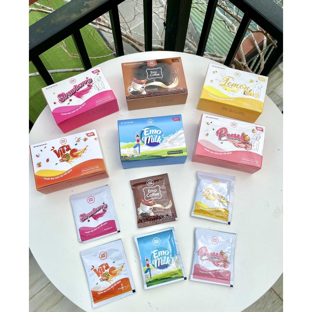 Bột hoà tan hỗ trợ Giảm Cân Emoslim 7 gói