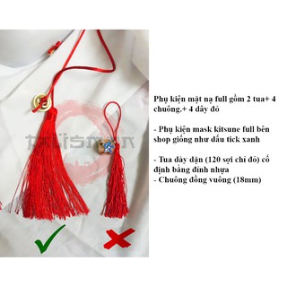 KITSUNE_#10(Mặt nạ cáo,mask fox) -cosplay