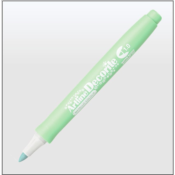 Bút Vẽ Màu Nổi - Artline Decorite 1.0mm (EDFM-1 METALLIC GREEN)