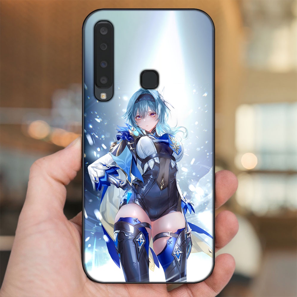 Ốp lưng Samsung A9 2018 viền đen in hình Eula Genshin Impact