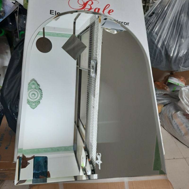 GƯƠNG SOI TREO TƯỜNG  Rộng 35 x Cao 45cm KÈM PAS GƯƠNG HOĂC KEO DÁN