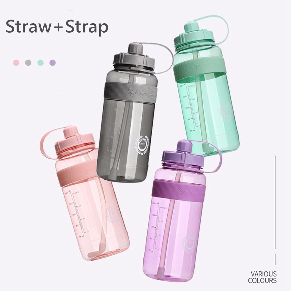 Bình đựng nước cầm tay phong cách thể thao dung tích 1L / 2L