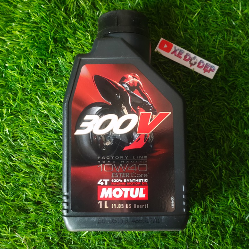 Motul 300v 10w40 nhập khẩu pháp tem 3 lớp