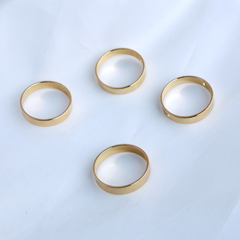 Set 10 Vòng Tròn Màu Sắc 14K Đường Kính 10mm/14mm/18mm Dùng Xỏ Hạt Làm Đồ Thủ Công diy