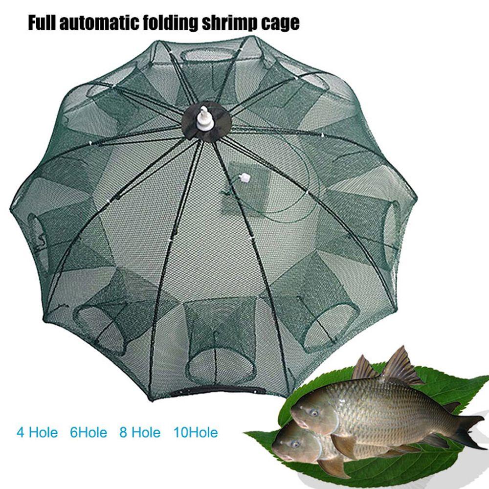 LANFY Lưới Đánh Bắt Cá Tự Động 4 / 6 / 8 / 10 Lỗ