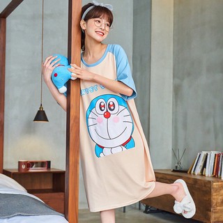 Bộ Đồ Và Váy Đầm Cotton Doremon Doraemon