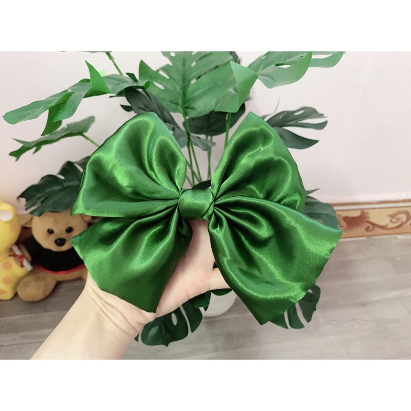 [ VẢI NAKI ] Kẹp nơ xinh xắn Hàn Quốc (bản to)