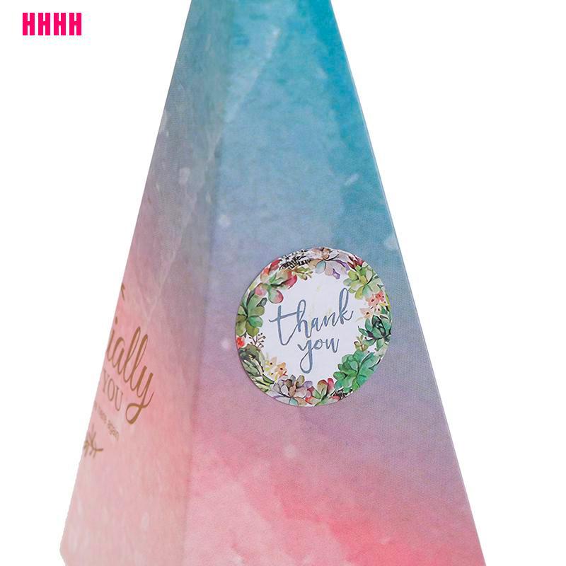 Cuộn 500 miếng dán in chữ Thank You xinh xắn trang trí đám cưới