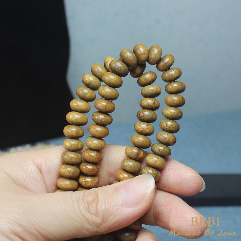 Chuỗi Hạt Đeo Tay Bằng Gỗ Đàn Hương 10 * 6mm