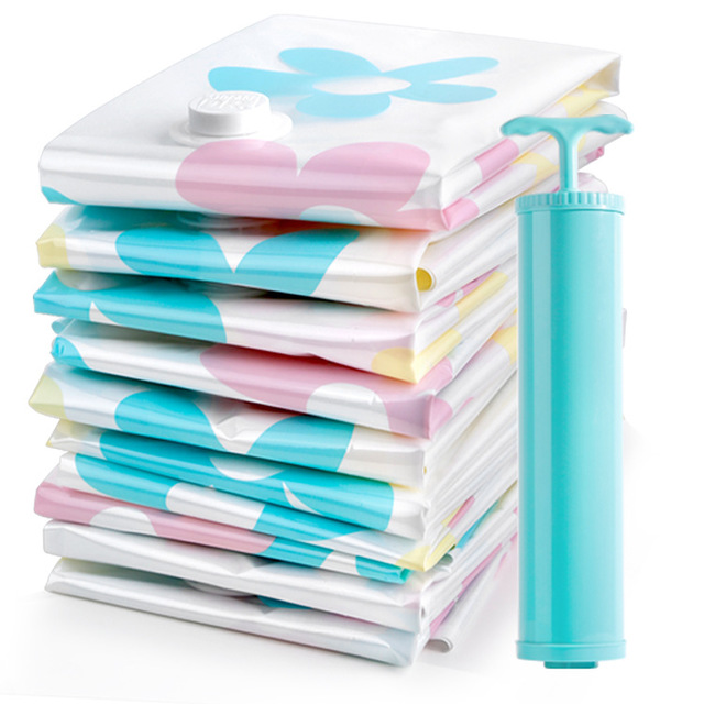 Vacuum Cleaner Storage Bags For Fabrics Reusable Compressed Bags Blanket Blanket Organizer