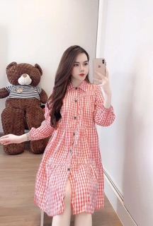 Đầm baby doll caro 💞💞💞gb