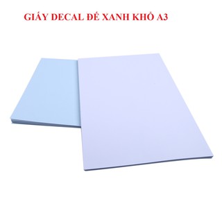 GIẤY DECAL ĐẾ XANH KHỔ A3 THÁI
