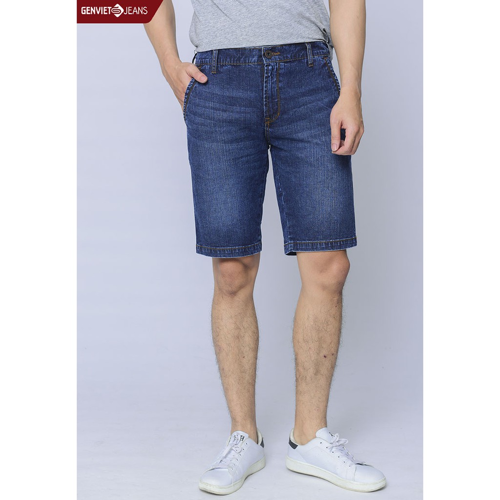 Quần Ngố Jeans Nam Genviet X1303J1254