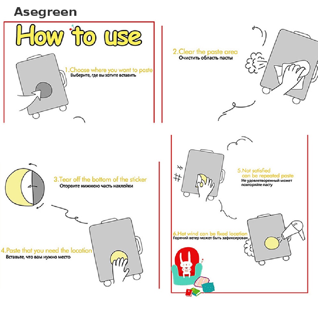 Bộ 50 Miếng Dán PVC Họa Tiết Hoạt Hình Graffiti Trang Trí Vali / Laptop / Xe Hơi