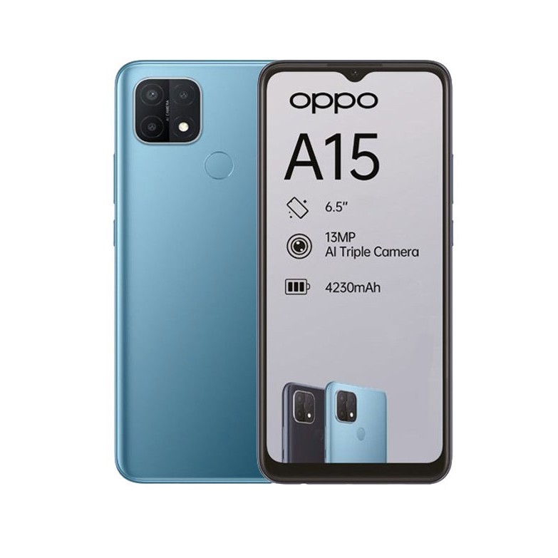 Điện thoại OPPO A15 (3Gb/32Gb) - Hàng Chính Hãng Mới 100%