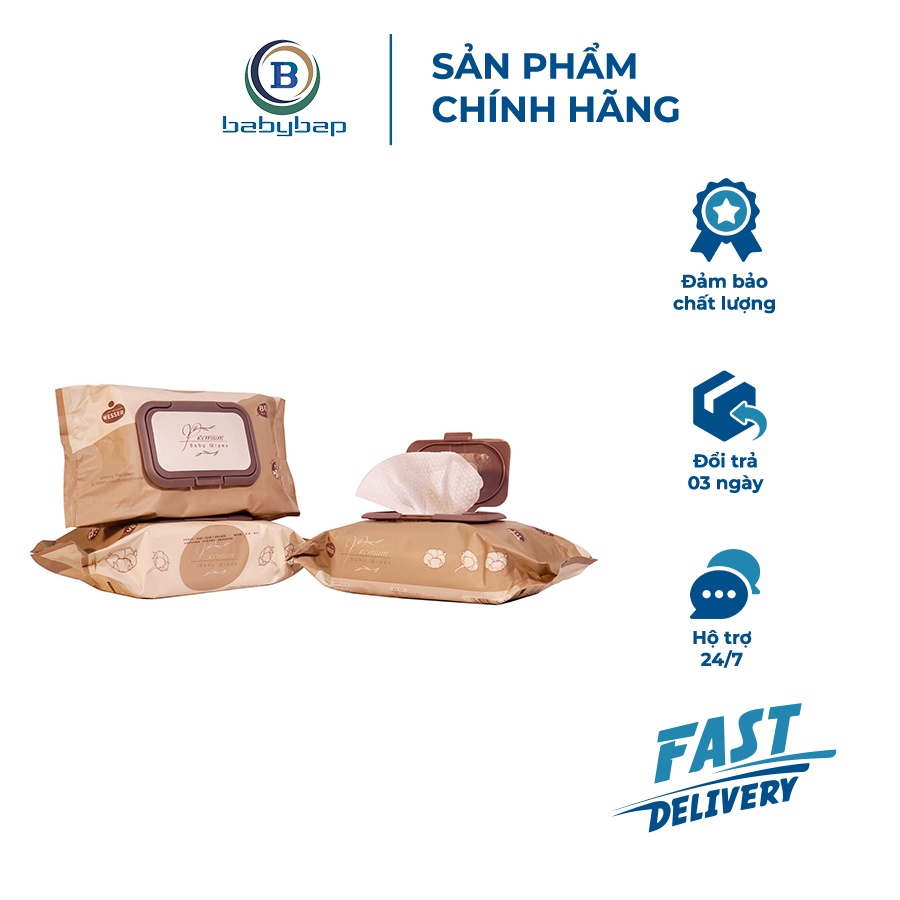 Khăn ướt cao cấp Wesser 80 tờ