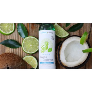 SỮA TẮM DỪA CHANH AROMAZONE-GEL DOUCHE BIO COCO & CITRON VERT