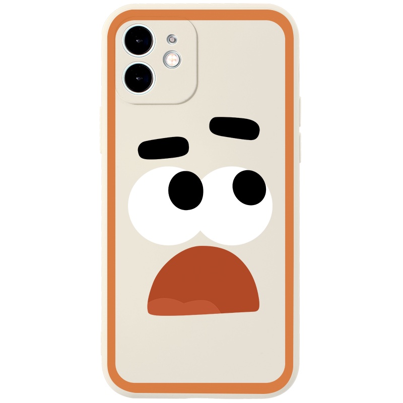 Ốp lưng JURSUE mềm hình cặp đôi dễ thương đẹp cho iPhone 13 12 11 Pro Max SE 2020 X XR XS ip 8 7 6 6S Plus kute Y328