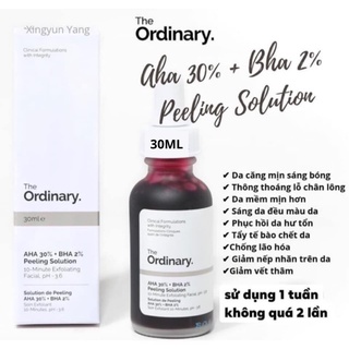 Tinh chất The Ordinary AHA 30% + BHA 2% Peeling Solution ( 30mL)