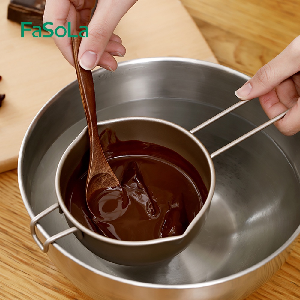 Nồi nấu chocolate bằng thép carbon có tay cầm chất lượng cao FASOLA FSLDZ-470