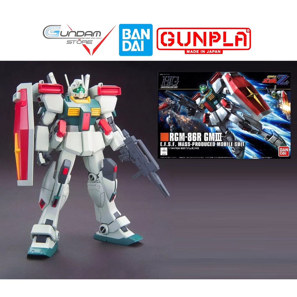 Mô Hình HG GM 3 RGM-86R Gundam Bandai 1/144 HGUC Đồ Chơi Lắp Ráp Anime Nhật
