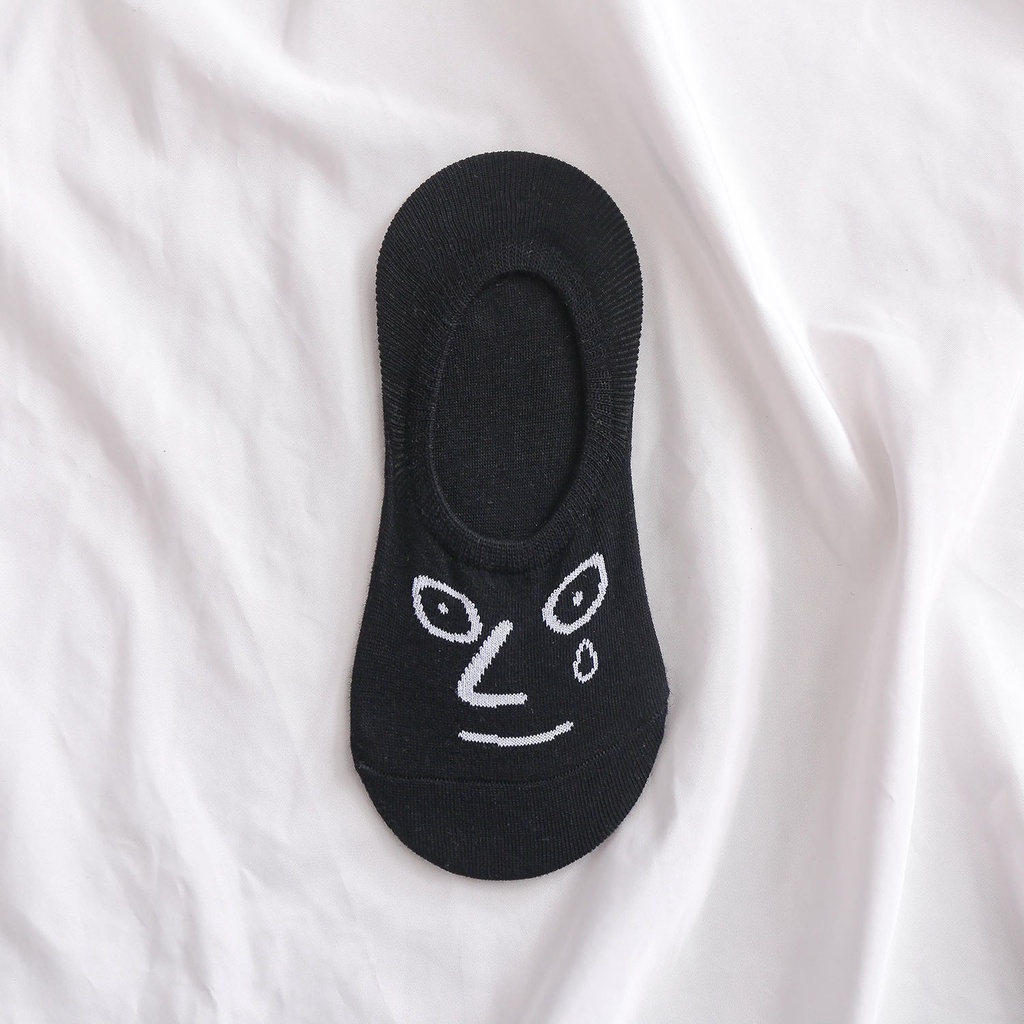 Vớ Cotton Họa Tiết Biểu Tượng Cảm Xúc Dễ Thương Dành Cho Cả Nam Và