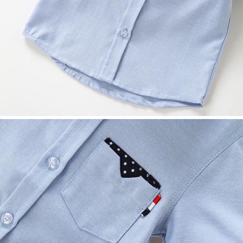 Áo Sơ Mi Ngắn Tay In Hình Hoạt Hình Dành Cho Bé Trai 3-10 Tuổi