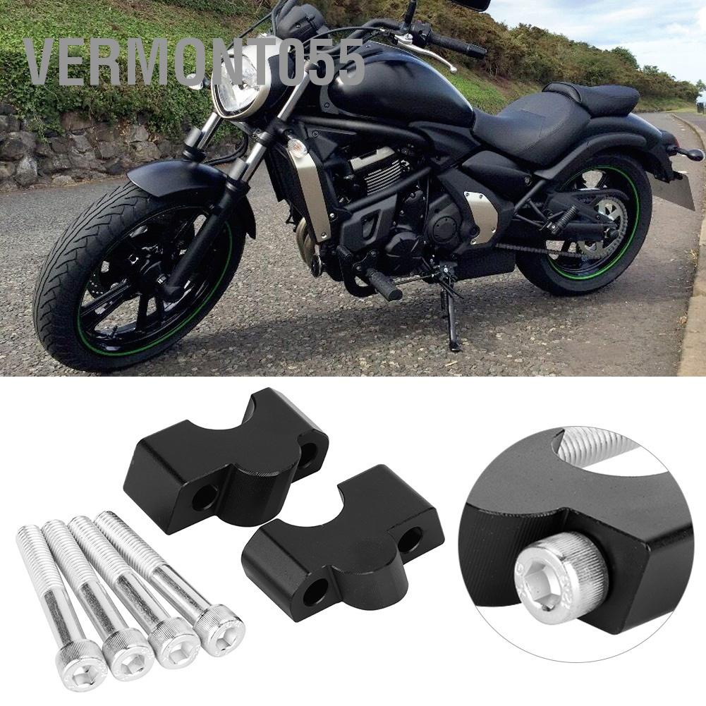 Có thể bán buôn Bộ điều hợp tay lái Đầu kẹp cố định Rộng Rãi Phù cho Kawasaki Vulcan S 650 VN650 2015-2018 Vermont055 Hàng giao ngay
