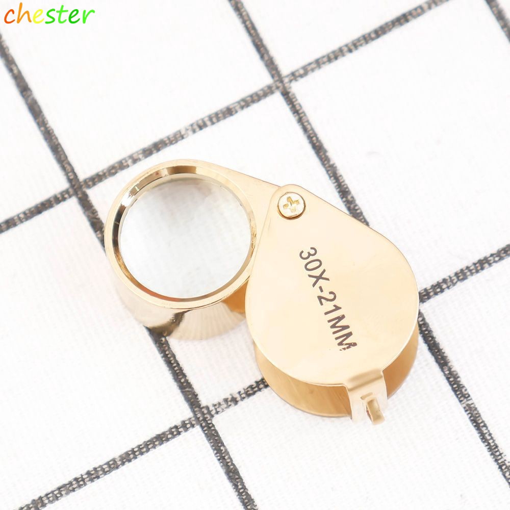 Kính lúp phóng đại 30 x 21 mm đa năng có túi đựng