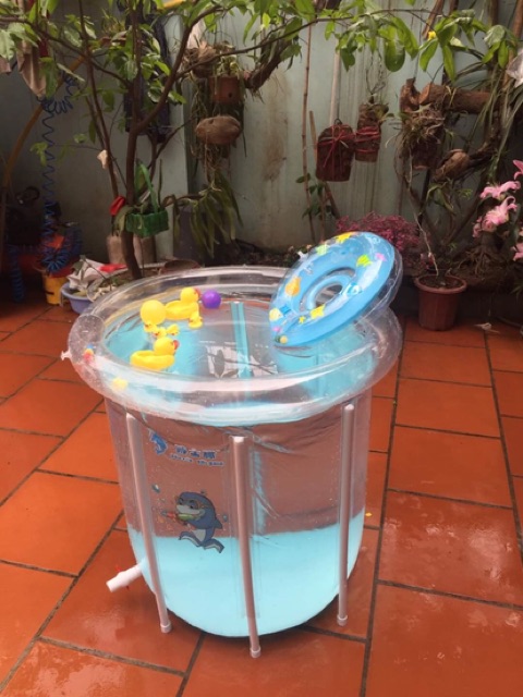 BỂ BƠI THÀNH CAO LOẠI TO 80x80cm ( 8 thanh chống )