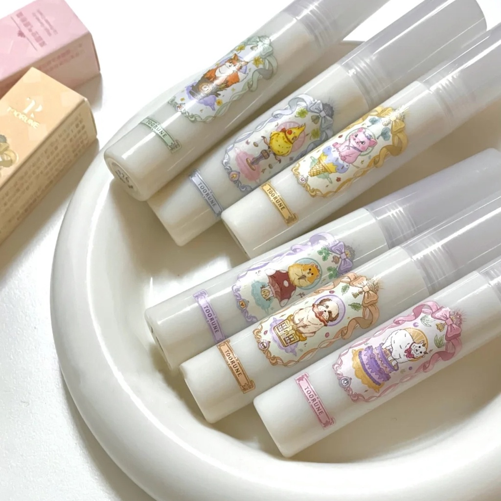 Son kem TOORUNE vỏ trắng mịn lì mềm môi lì Magic Garden Air Lip Powder Cream lâu trôi TRUN08