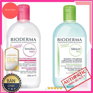 Nước tẩy trang bioderma 500ml 100ml pháp
