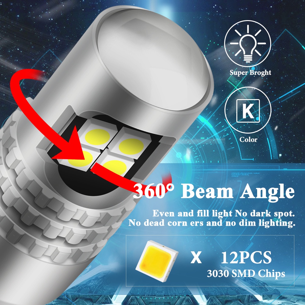 Đèn led phanh xi nhan KEVANLY T15 W16W 24Smd cho xe hơi xe máy