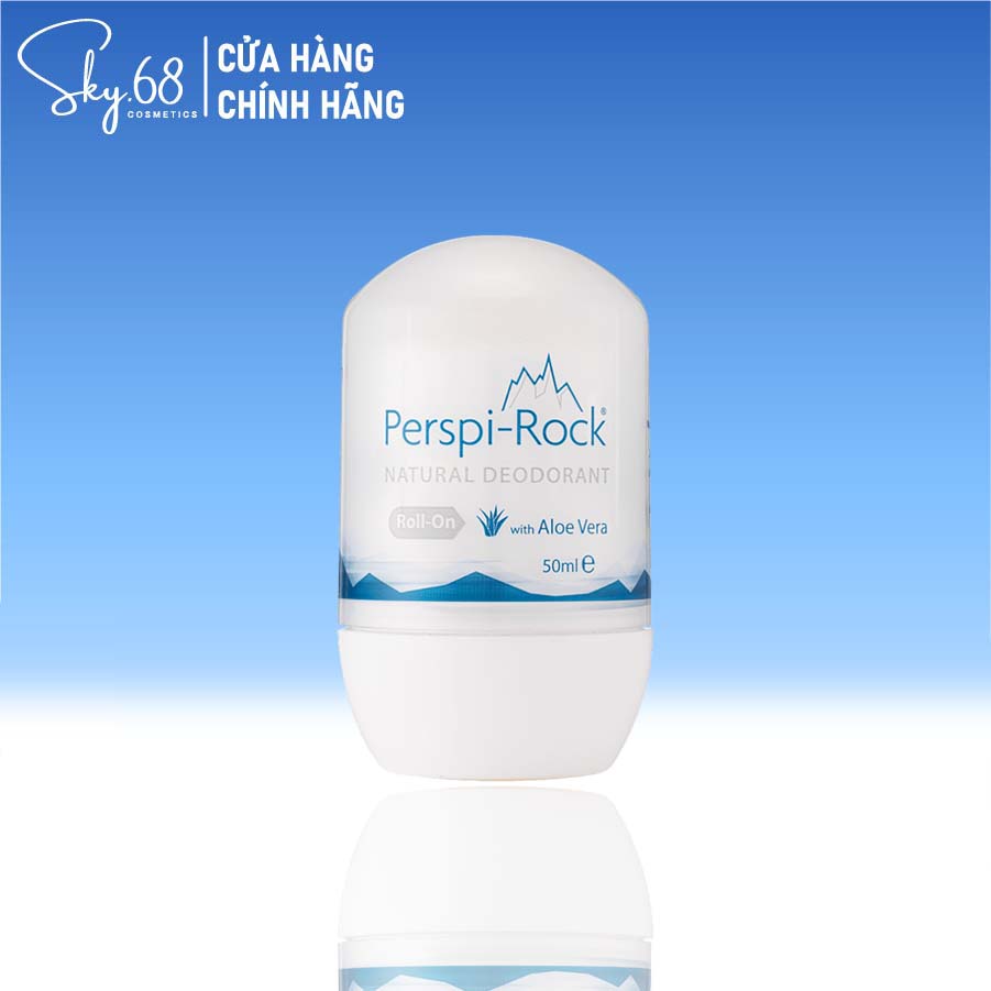 Lăn Khử Mùi Hôi Dưới Cánh Tay Perspi-Rock Natural Deodorant Roll On 50ml