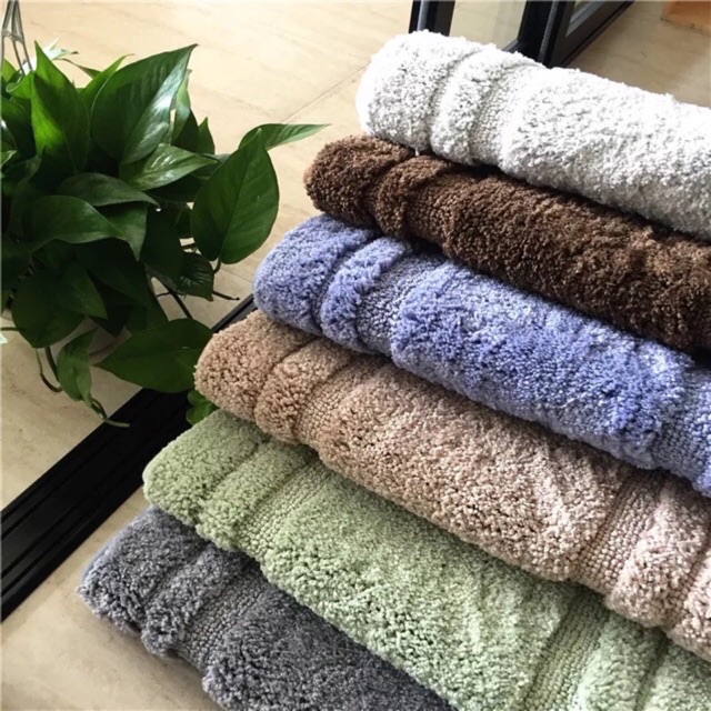 FREESHIP ĐƠN 50K_Thảm lông chùi chân phòng tắm cao cấp kích thước 40x60cm