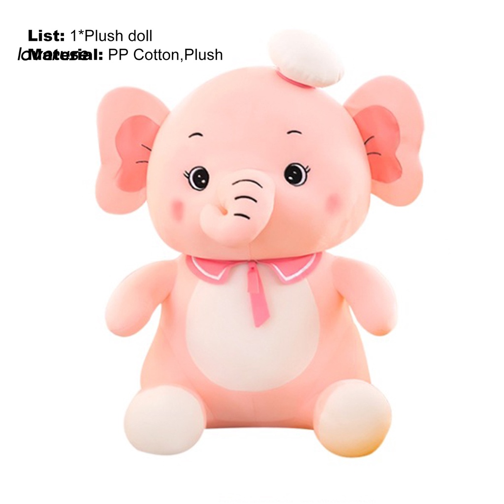 Thú nhồi bông hình con voi mềm mại làm phụ kiện chụp ảnh cho bé gái