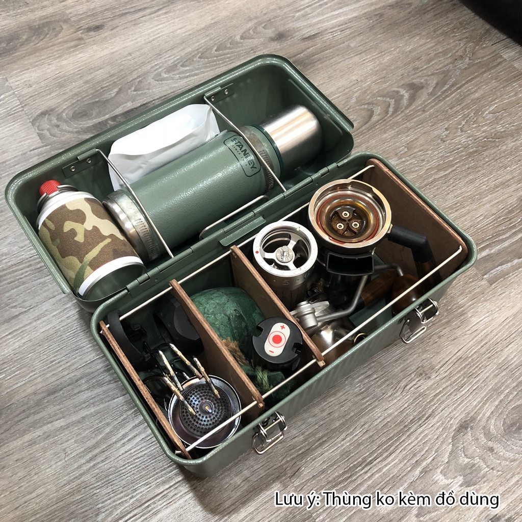 Thùng stanley classic lunch box 9 lít - Tặng vách chia khoang di động