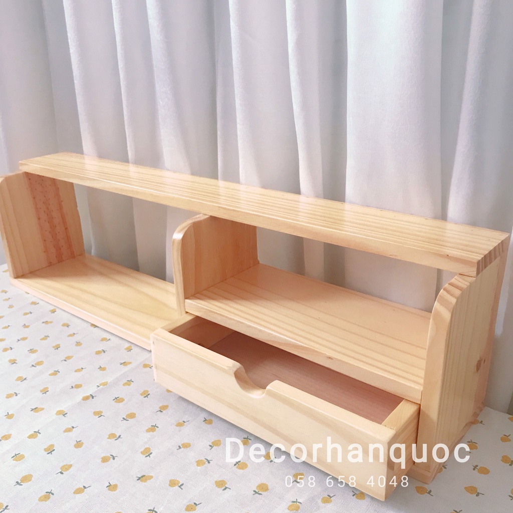 [NOWSHIP] Kệ gỗ để bàn - Kệ gỗ treo tường - Gỗ thông nhập khẩu cao cấp | BigBuy360 - bigbuy360.vn