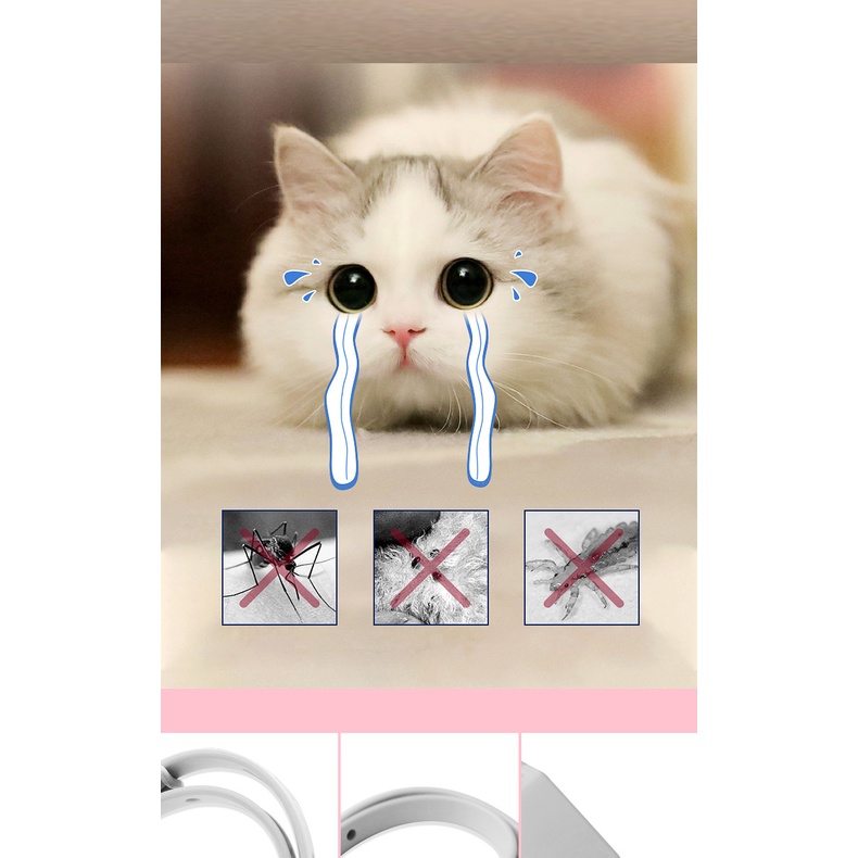 Vòng cổ đặc trị ve rận bọ chét cho chó mèo-CANDYPETS VC