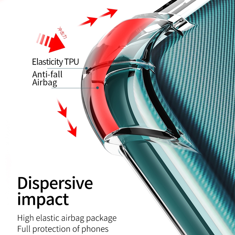 Casing Huawei Mate 30 20 P30 P20 Pro X Lite Shockproof Transparent Soft Silicone Phone Case