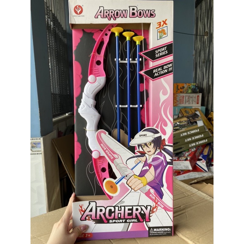 Đồ chơi cung hít hồng cho bé